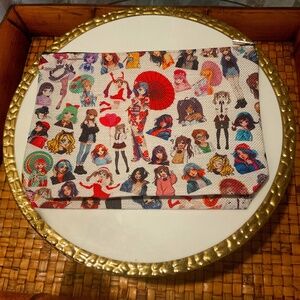 Japanese Anime Style Cosmetic Bag Pouch NWOT